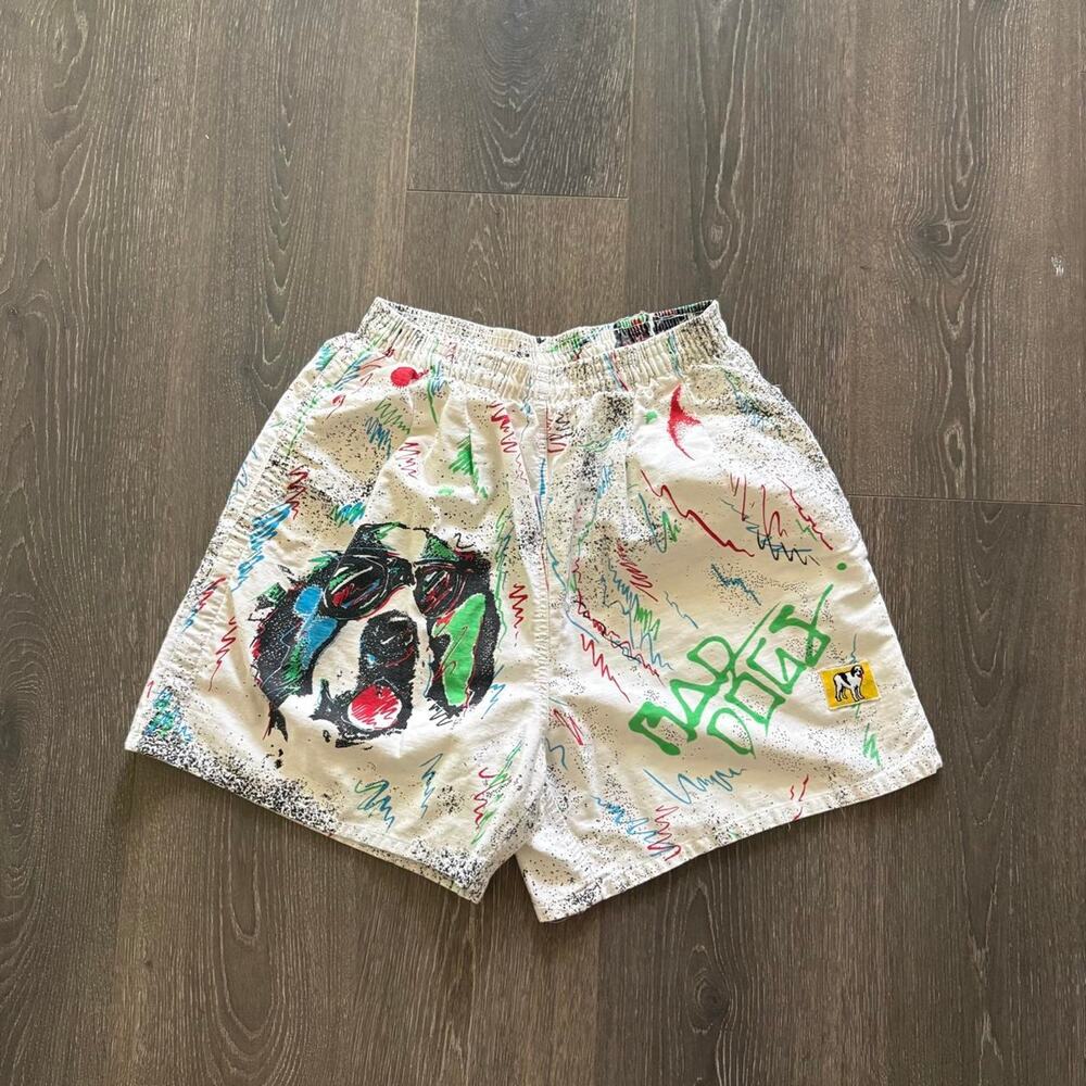 Vintage big dogs elastic shorts